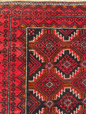 Vintage Wool Baluch Rug, 1950s-YMM-1062197