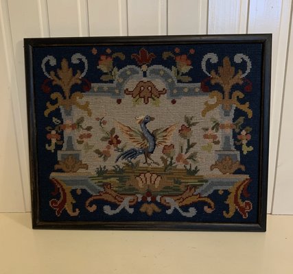 Vintage Wool Framed Tapestry-VBM-811706