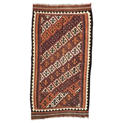 Vintage Wool Ghashghaei Kilim, 1950s-YMM-1062095