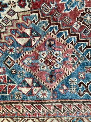 Vintage Wool Ghashghaei Rug, 1930s-YMM-1061588