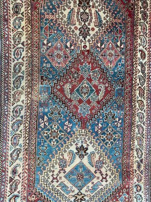 Vintage Wool Ghashghaei Rug, 1930s-YMM-1061588