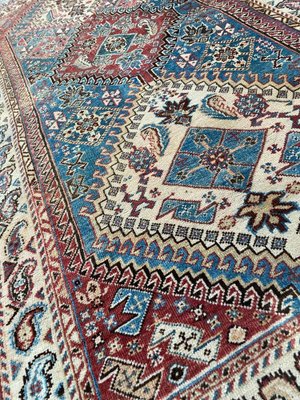 Vintage Wool Ghashghaei Rug, 1930s-YMM-1061588