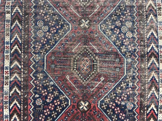 Vintage Wool Ghashghaei Rug-YMM-1061857