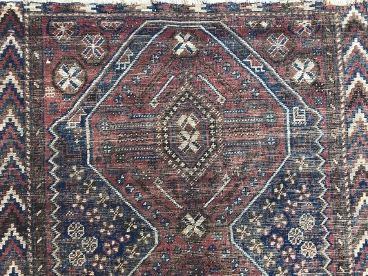 Vintage Wool Ghashghaei Rug-YMM-1061857