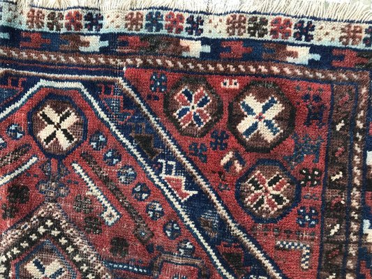 Vintage Wool Ghashghaei Rug-YMM-1061857