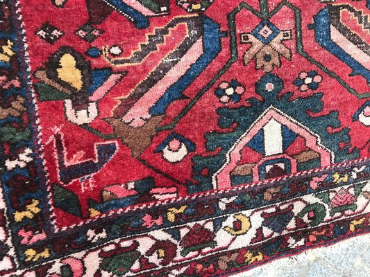 Vintage Wool Hamadan Rug, 1950s-YMM-1061960