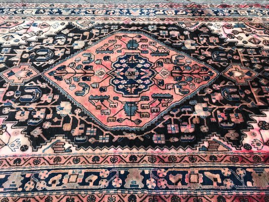 Vintage Wool Hamadan Rug, 1960s-YMM-1062248