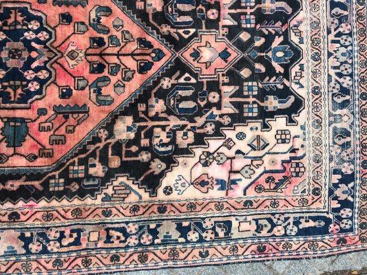 Vintage Wool Hamadan Rug, 1960s-YMM-1062248