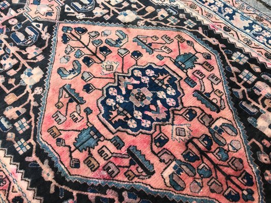 Vintage Wool Hamadan Rug, 1960s-YMM-1062248