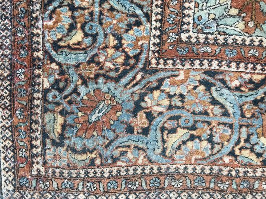 Vintage Wool Kashan Rug-YMM-1061861