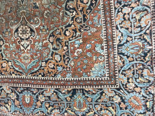 Vintage Wool Kashan Rug-YMM-1061861