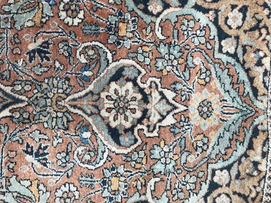 Vintage Wool Kashan Rug-YMM-1061861