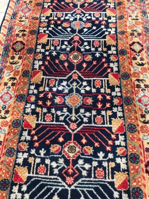 Vintage Wool Khotan Runner, 1980s-YMM-1061780