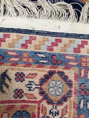 Vintage Wool Khotan Runner, 1980s-YMM-1061780