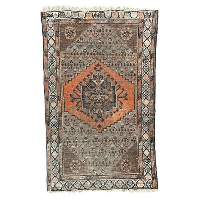 Vintage Wool Kurdish Rug-YMM-1061823