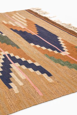 Vintage Wool Swedish Rug-SC-1076403