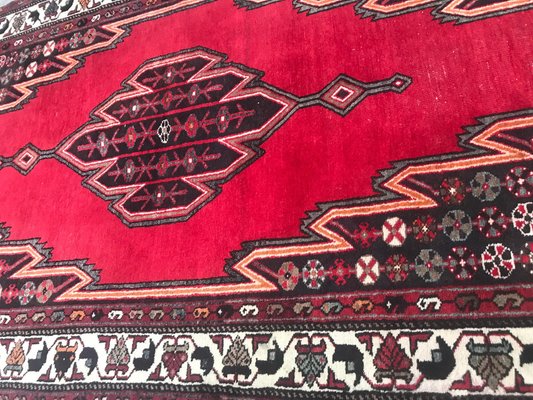 Vintage Wool Zanjan Rug, 1960s-YMM-1062277