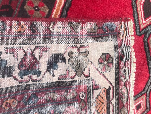 Vintage Wool Zanjan Rug, 1960s-YMM-1062277