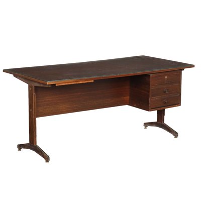 Vintage Writing Desk in Exotic Wood, 1950s-VMM-1730188