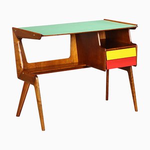 Vintage Writing Desk in Poplar, Italy, 1950s-VMM-1576903