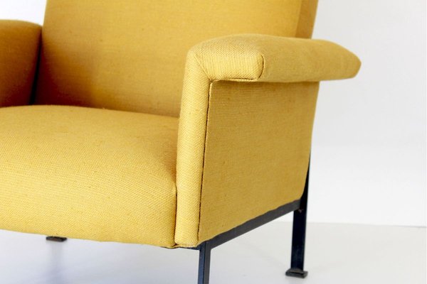 Vintage Yellow Armchair, 1950s-TOI-858123