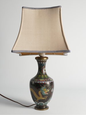 Vintage Yellow Dragon Table Lamps, Set of 2-RUK-1821679