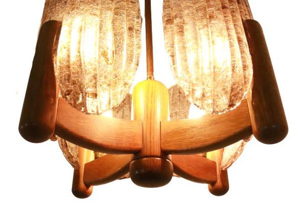 Vintage Zemmer Hanging Lamp in Glass-FYZ-1322703