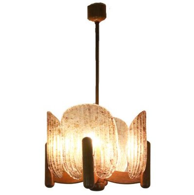 Vintage Zemmer Hanging Lamp in Glass-FYZ-1322703