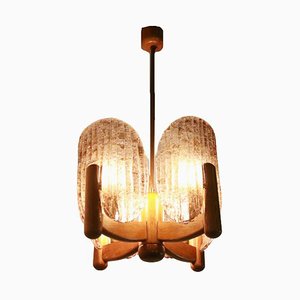 Vintage Zemmer Hanging Lamp in Glass-FYZ-1322703