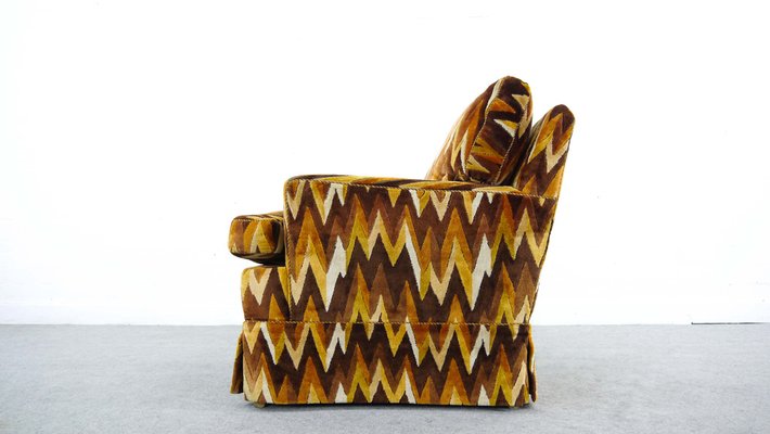 Vintage Zig Zag Club Chairs from Bielefelder Werkstätten, Set of 2-EE-569338