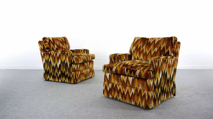 Vintage Zig Zag Club Chairs from Bielefelder Werkstätten, Set of 2-EE-569338