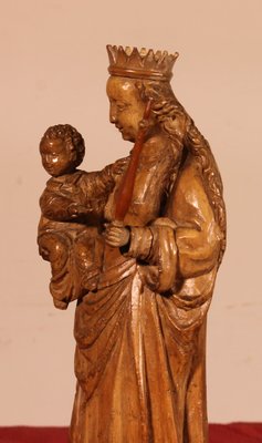 Virgin and Child, 17th Century, Walnut-HPU-2034679