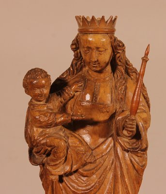 Virgin and Child, 17th Century, Walnut-HPU-2034679