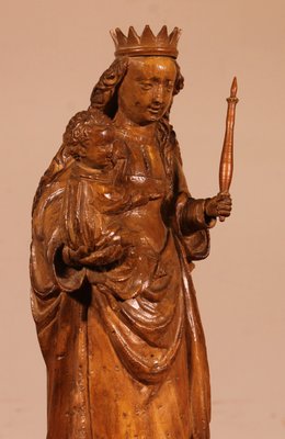 Virgin and Child, 17th Century, Walnut-HPU-2034679