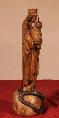 Virgin and Child, 17th Century, Walnut-HPU-2034679