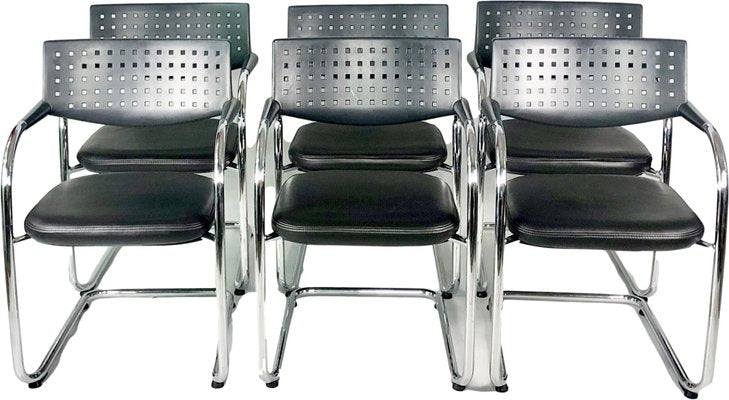 Visavis Chairs by A. Citterio for Vitra, 2000, Set of 6-ZCY-1375486