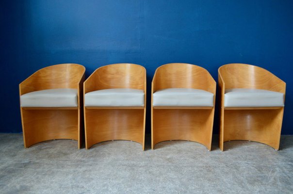 Visitors Armchairs, 1980s, Set of 6-AIU-1721941