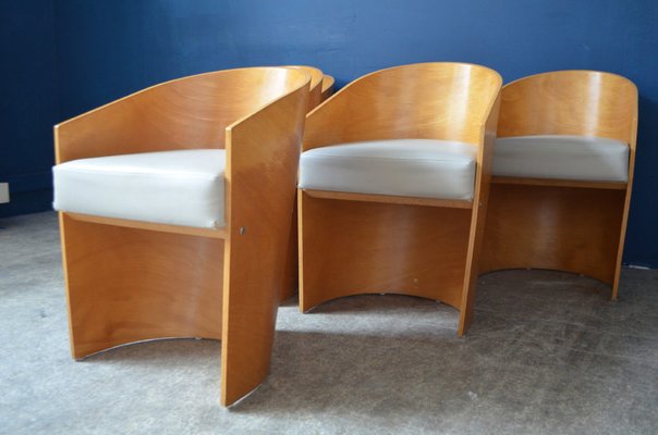 Visitors Armchairs, 1980s, Set of 6-AIU-1721941