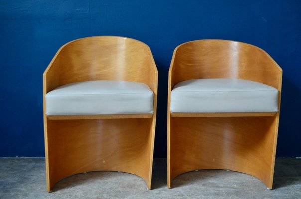 Visitors Armchairs, 1980s, Set of 6-AIU-1721941