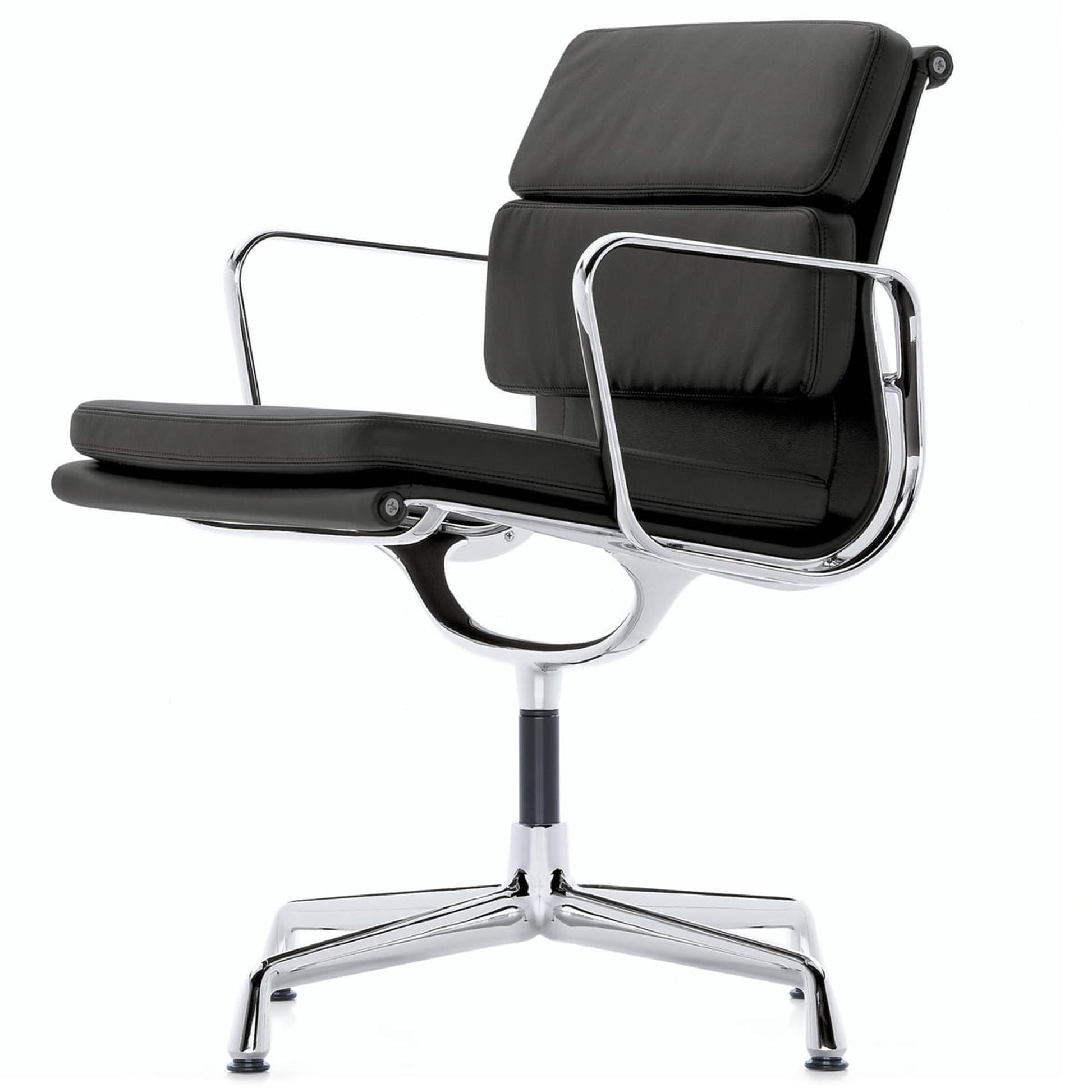 Soft Pad EA 208 Office Chair M. Swivel by Vitra #Black/ Chrome