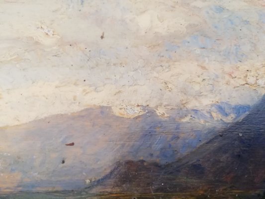 Vittorio Avondo, Paesaggio a Ozzolo, 1893, Oil on Wood-HNE-1076349