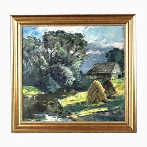 Vladimir Andrienko, Painting, 20th-century, Oil on Canvas, Framed-WMV-1128029