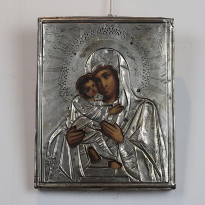 Vladimir Blessed Virgin, Silver-WMV-1129352