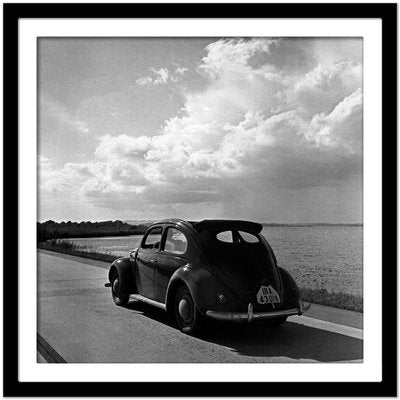 Volkswagen Beetle on the Streets Next to the Sea, Germany 1939, Printed 2021-DYV-1021829