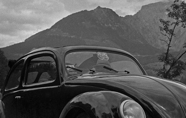 Volkswagen Beetle Parking Close to Mountains, Germany, 1939, Printed 2021-DYV-1021834