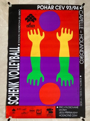 Volleyball Poster, Czechoslovakia, 1993-TZ-1362436