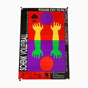 Volleyball Poster, Czechoslovakia, 1993-TZ-1362436