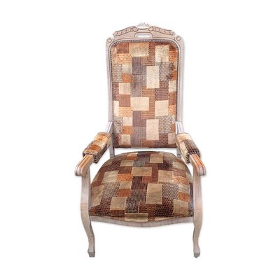 Voltaire Chair with Carved Ridge-VBM-1408004