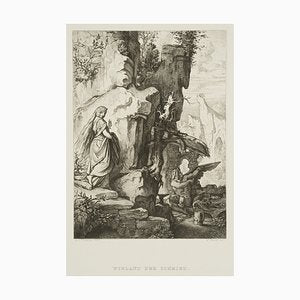 W. Hecht, The Blacksmith, 1850, Etching-OJR-1273313