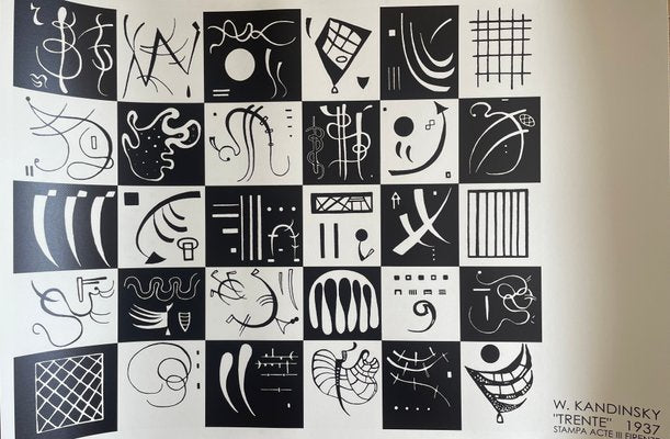 W. Kandinsky, Trente, 1937 / 1991, Silk-screen-WBT-2042195